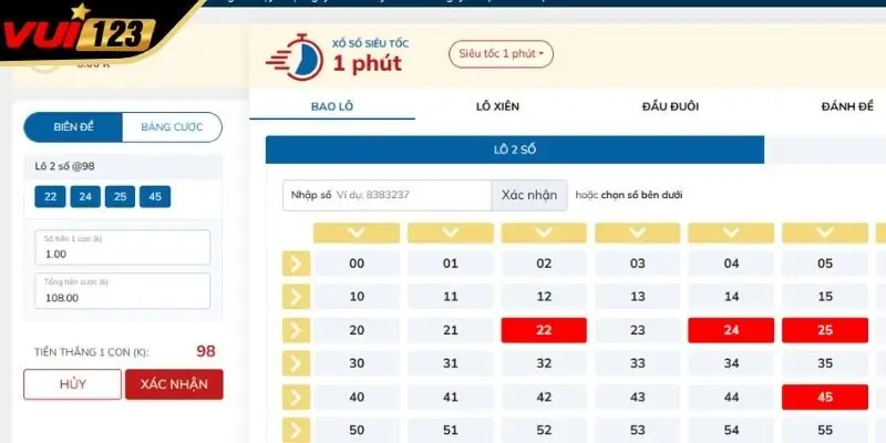 Luật chơi lô đề siêu tốc dễ nắm bắt