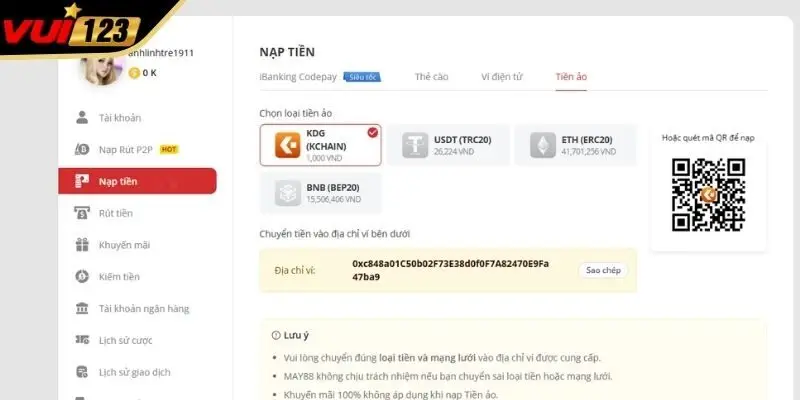 Tại sao Nạp tiền VUI123 lại được cược thủ tin chọn?